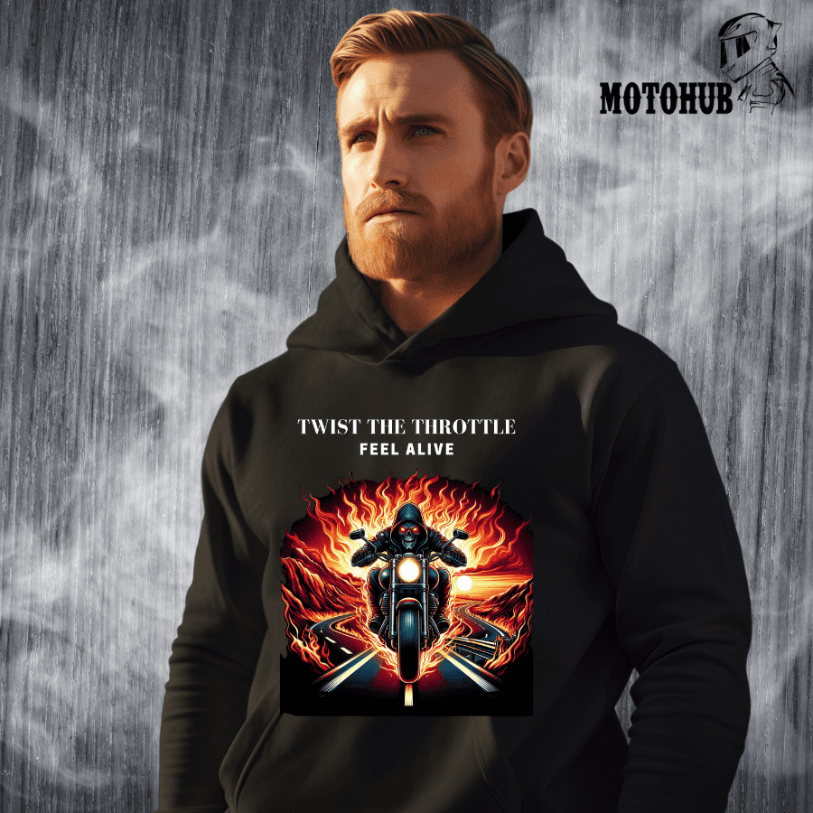 Twist the throttle - Organic Hoodie