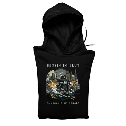 Benzin im Blut - Organic Hoodie