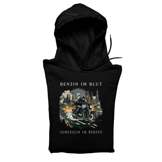 Benzin im Blut - Organic Hoodie