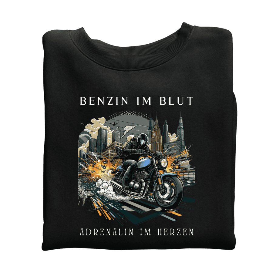 Benzin im Blut - Organic Sweatshirt