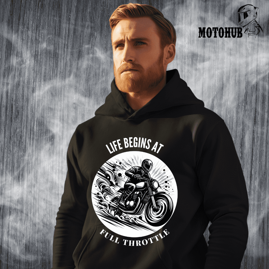 Full throttle - Organic Hoodie