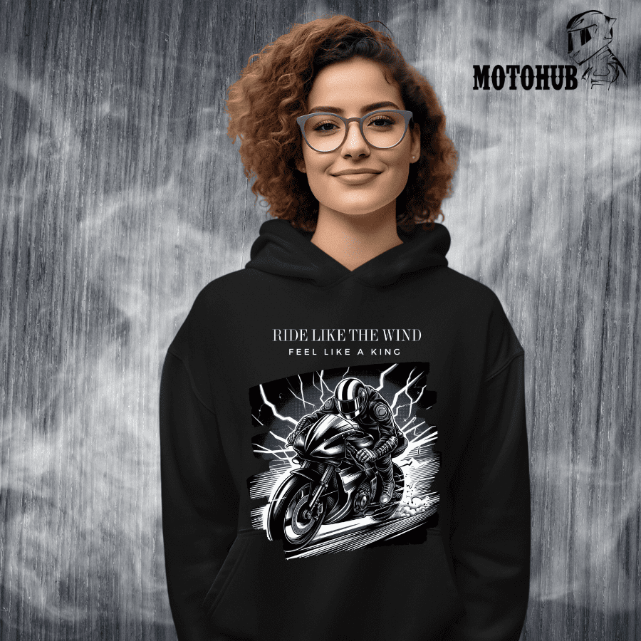 Ride like the wind - Organic Hoodie