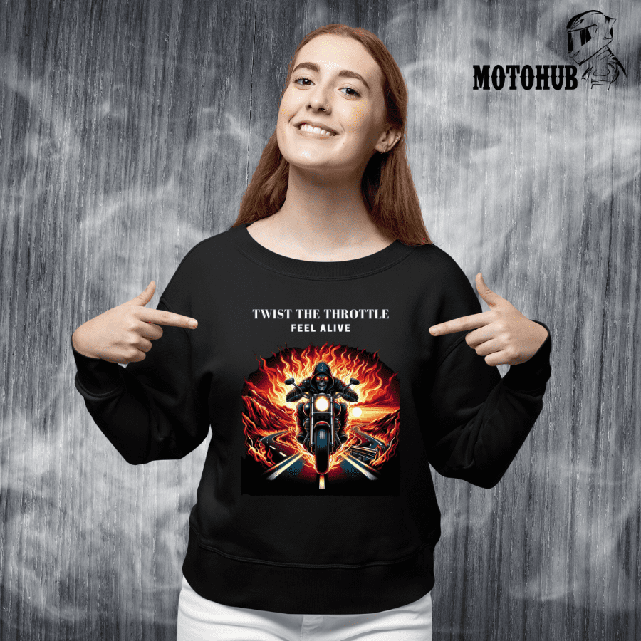 Twist the throttle - Organic Sweatshirt