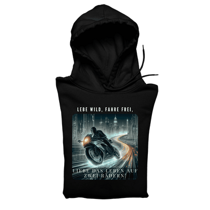 Lebe wild, fahre frei - Organic Hoodie