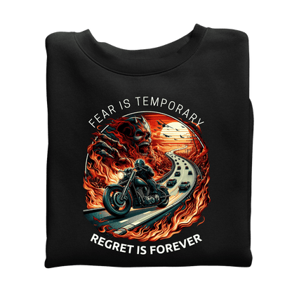 Fear is temporary - Organic Sweatshirt