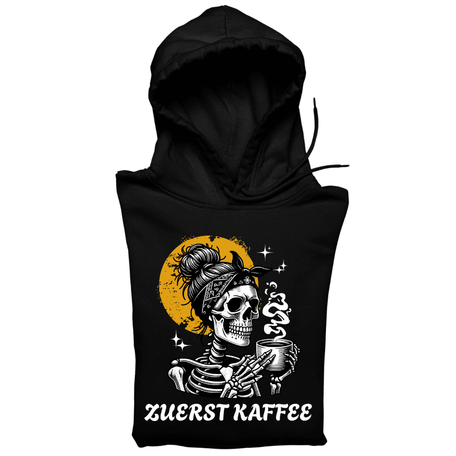 Zuerst Kaffe - Organic Hoodie