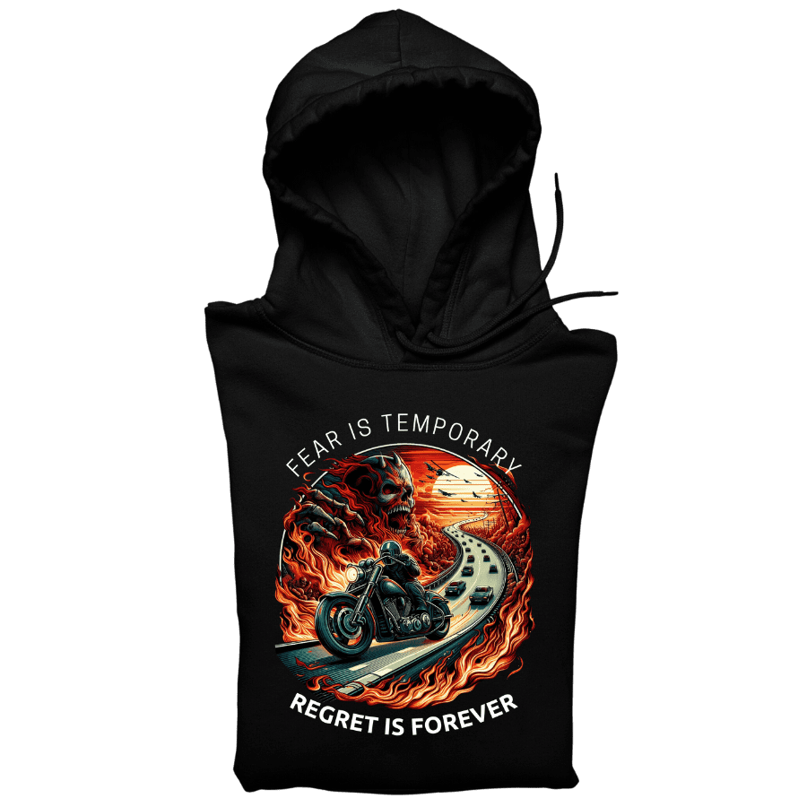 Fear is temporary - Organic Hoodie