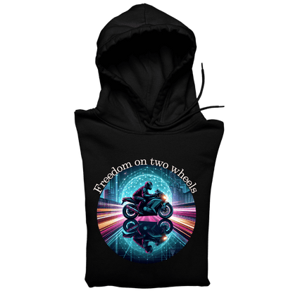 Freedom on two wheels - Organic Hoodie