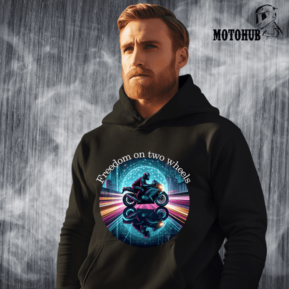 Freedom on two wheels - Organic Hoodie