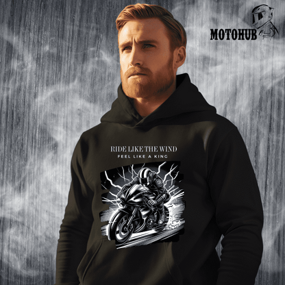 Ride like the wind - Organic Hoodie