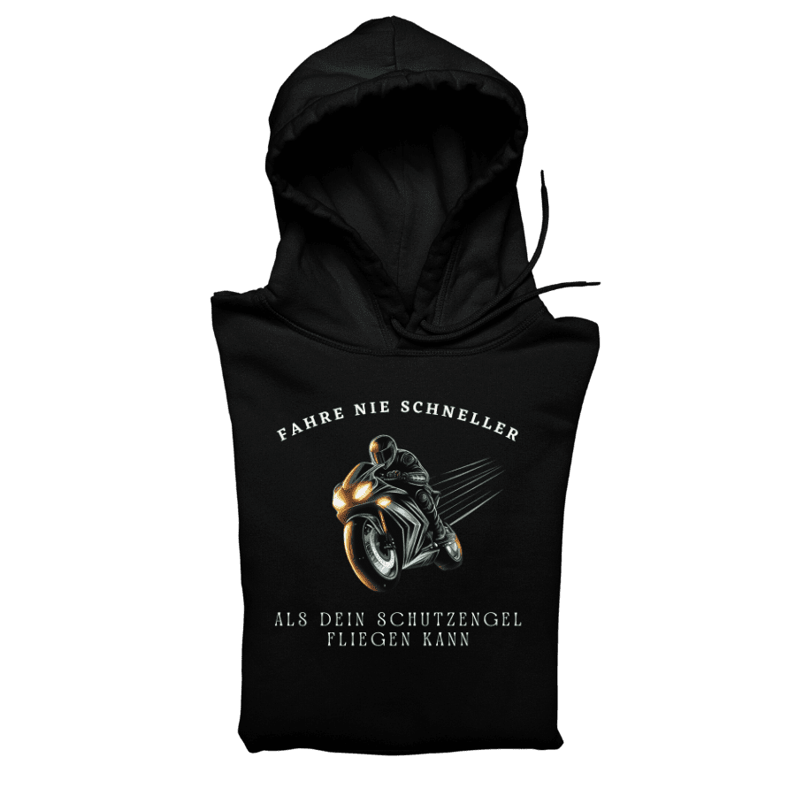 Fahre nie schneller - Organic Hoodie