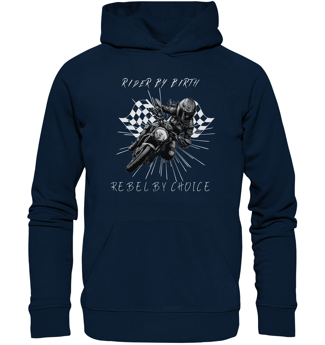 Rebel by choice - Organic Hoodie