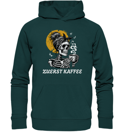 Zuerst Kaffe - Organic Hoodie