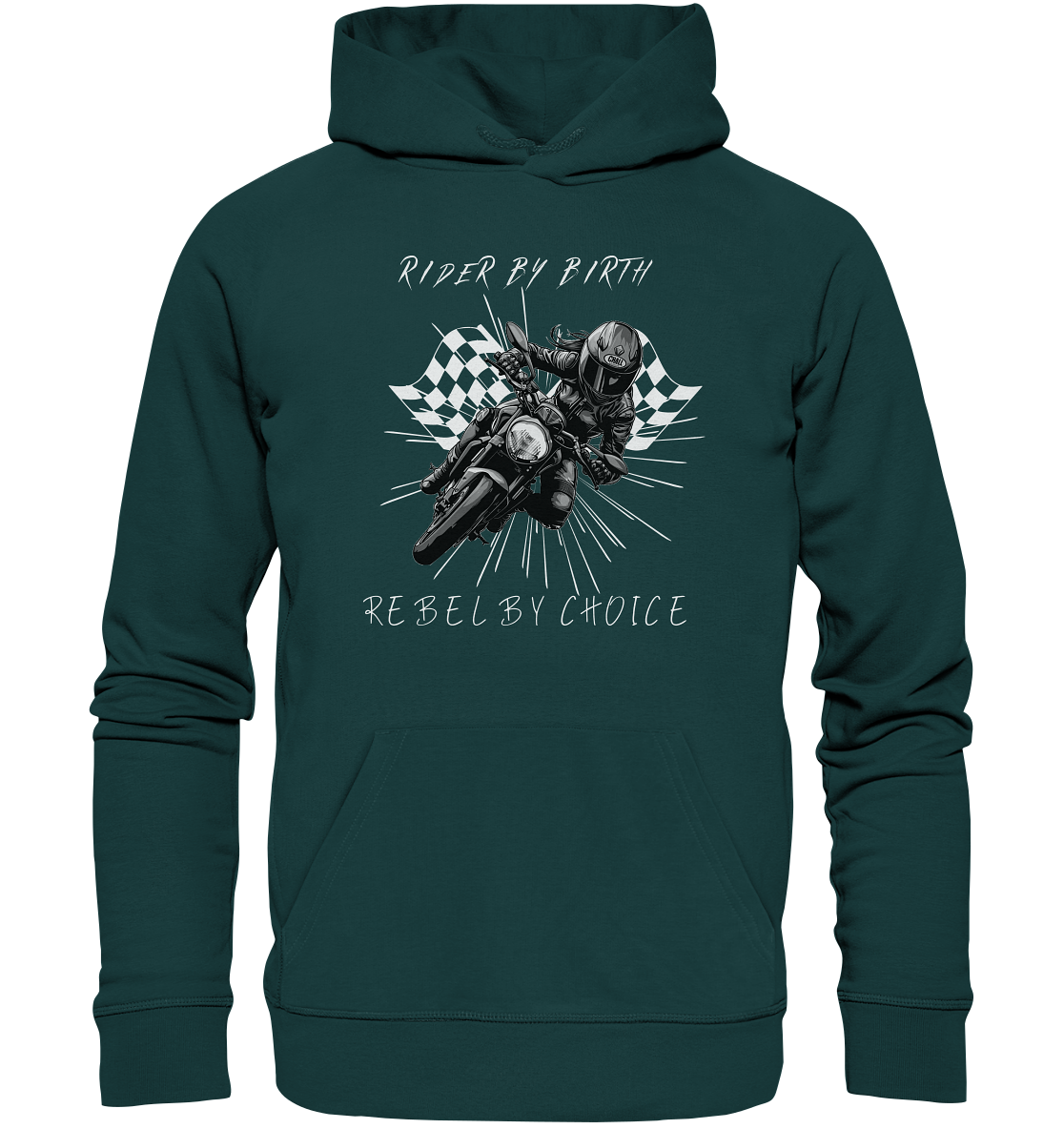 Rebel by choice - Organic Hoodie