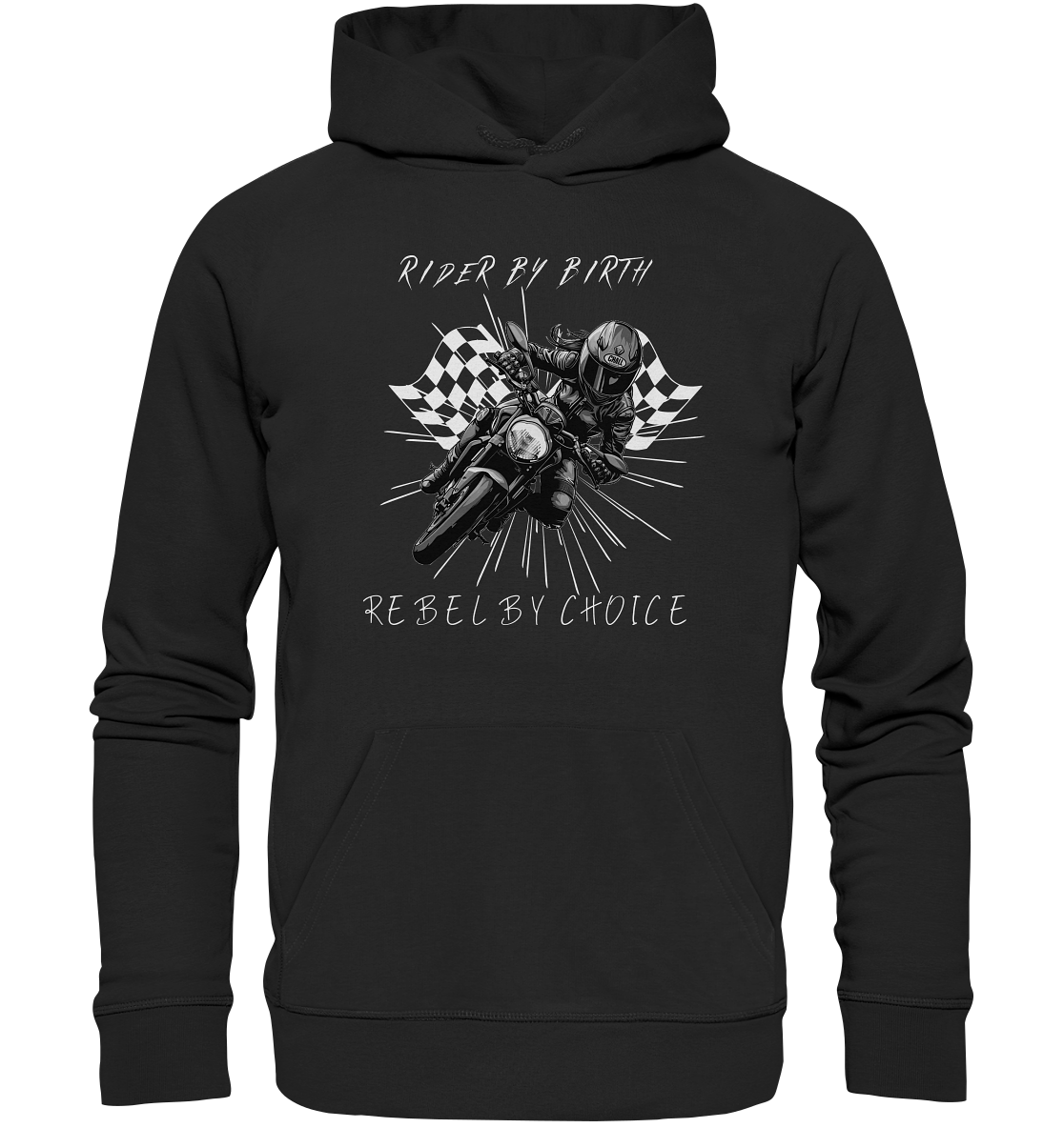 Rebel by choice - Organic Hoodie