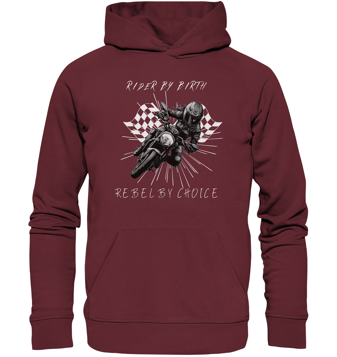 Rebel by choice - Organic Hoodie