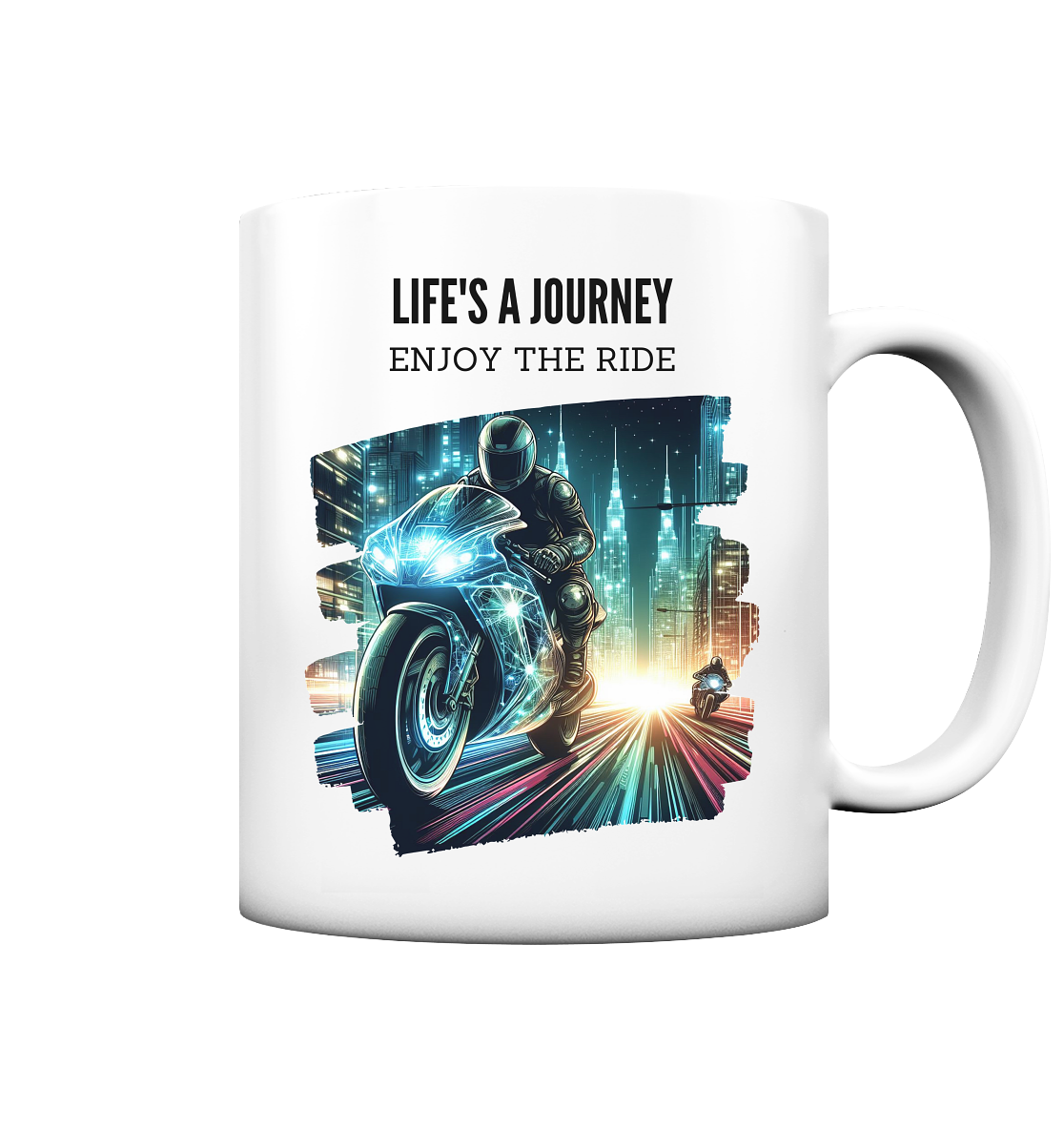 Life's a journey - Tasse matt