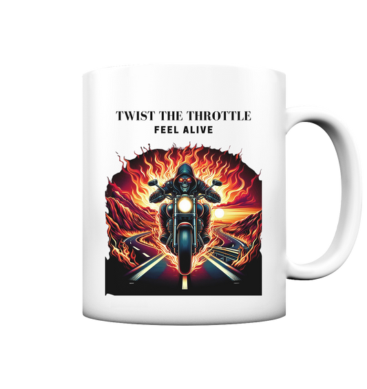 Twist the throttle - Tasse matt