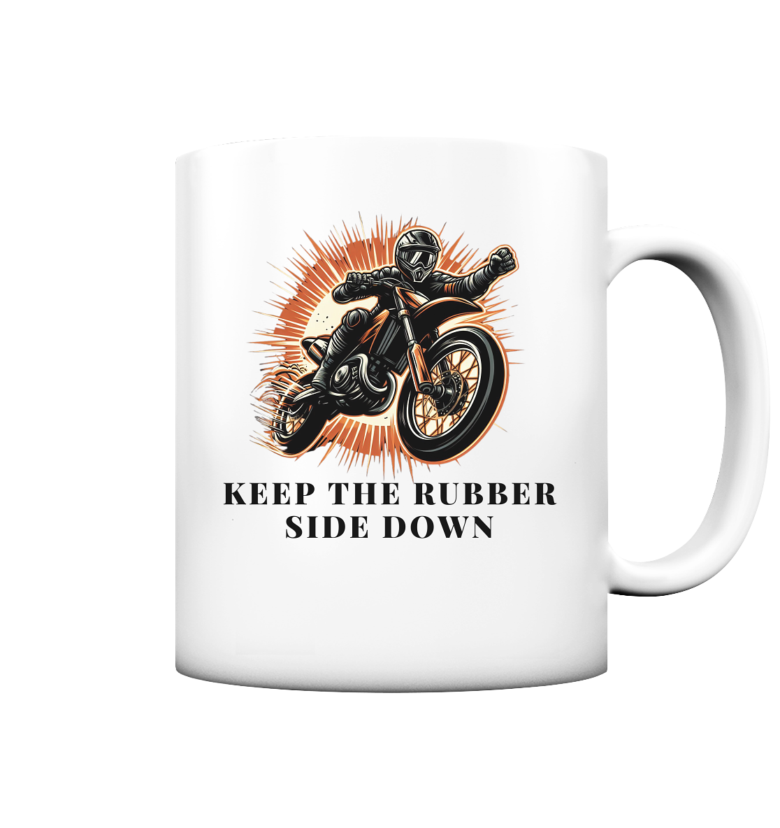 Keep the rubber - Tasse matt