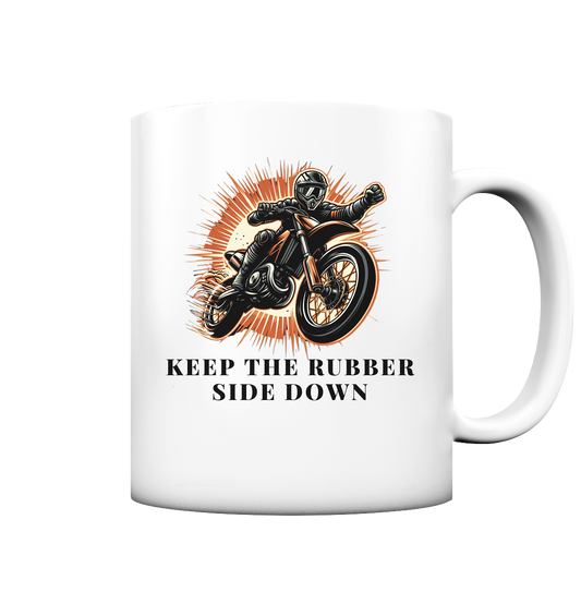 Keep the rubber - Tasse matt