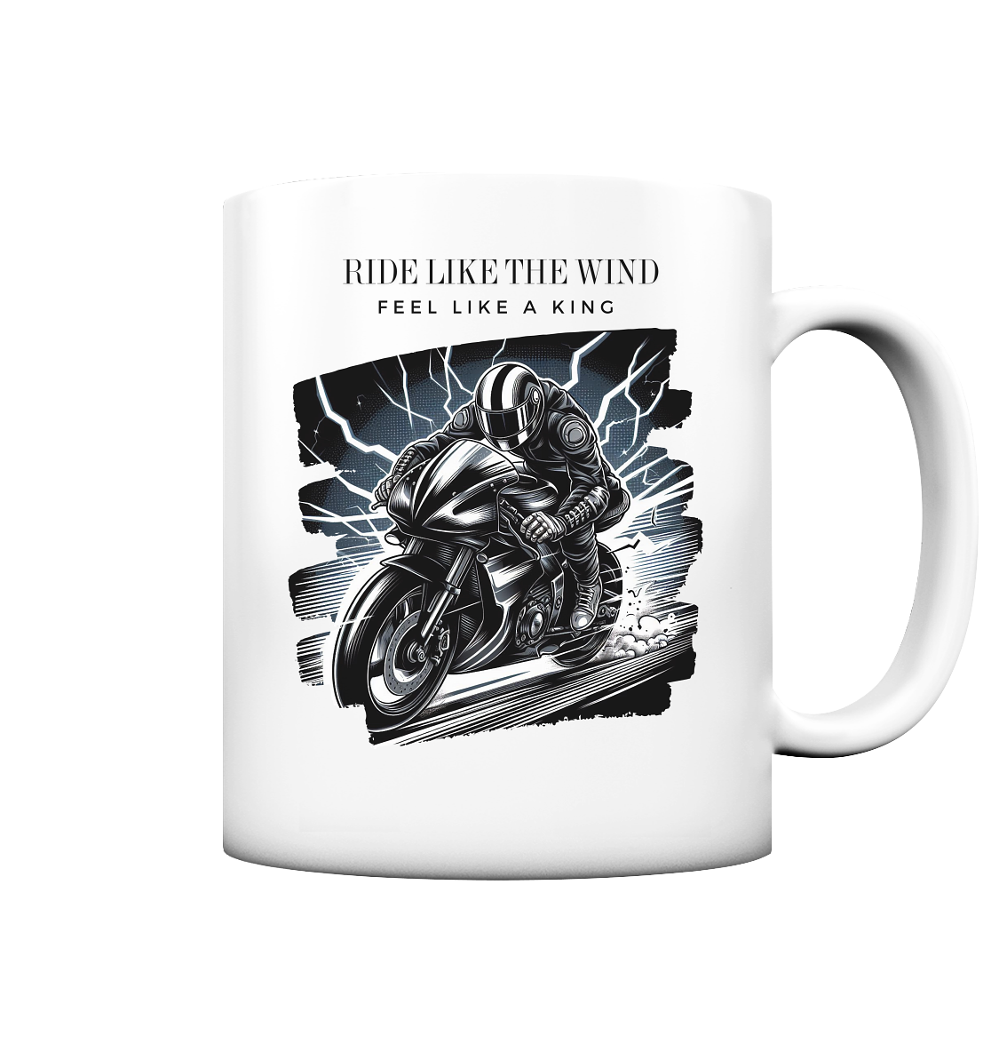 Ride like the wind - Tasse matt