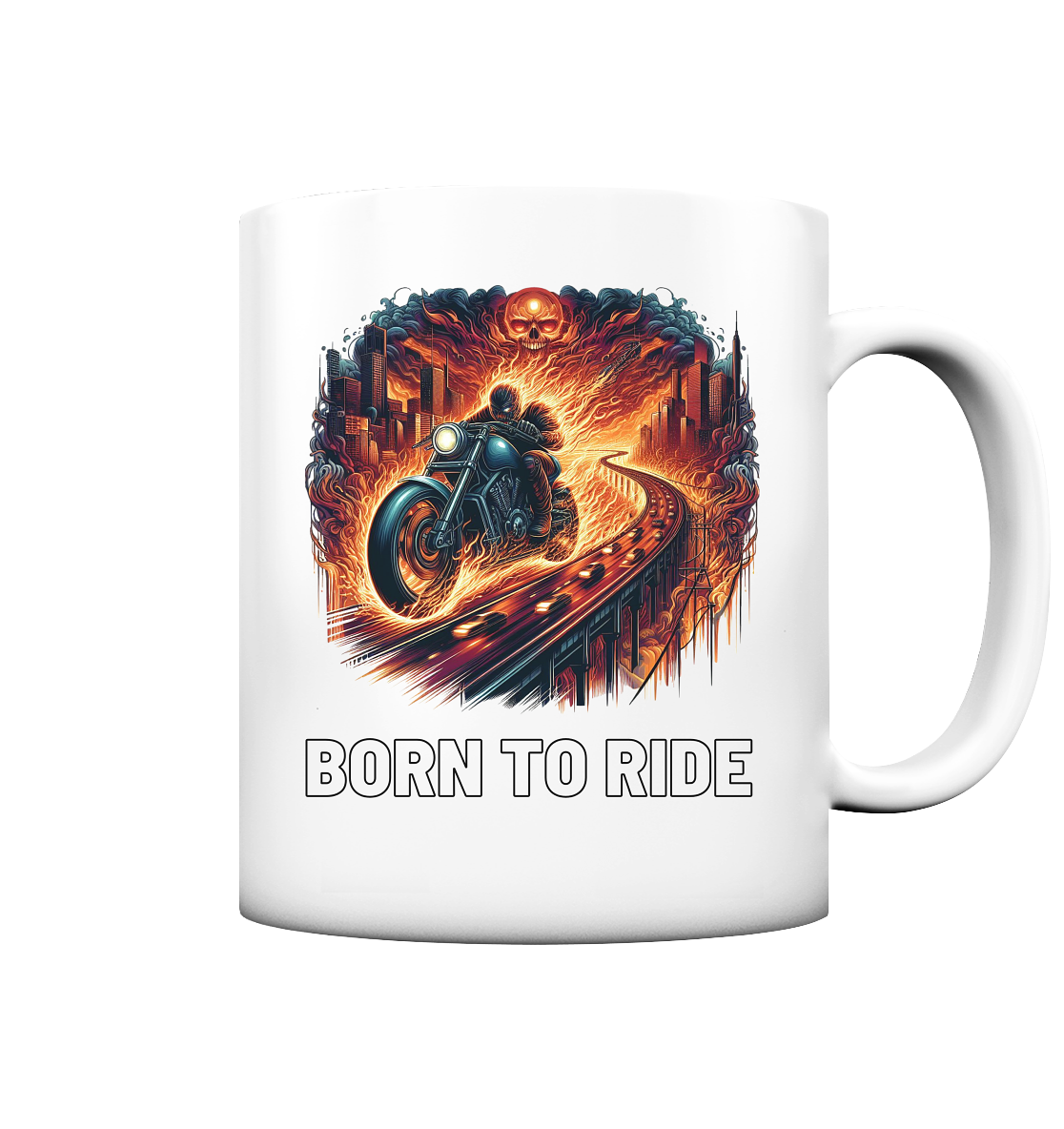 Born to ride - Tasse matt