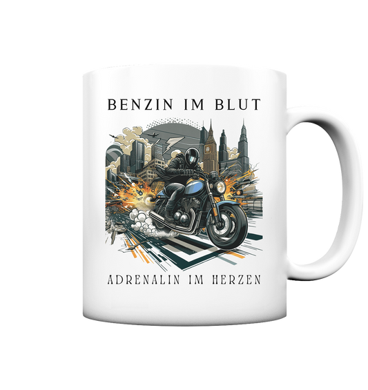 Benzin im Blut - Tasse matt