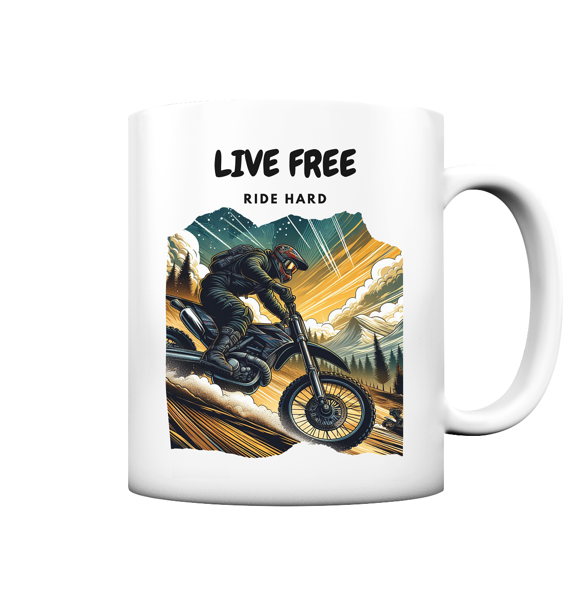 Live free - Tasse matt